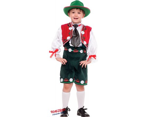 Costume di carnevale TIROLESE BIMBO